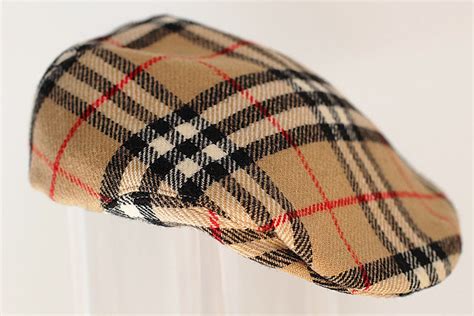 vintage burberry flat cap|burberry newsboy hat.